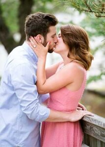 romantic lips kissing